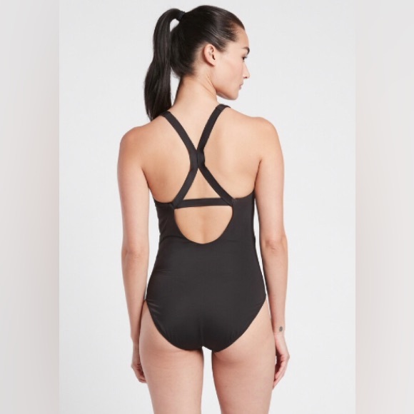 NWT! Athleta Black Malibu One Piece Swimsuit - Multiple Sizes - Picture 3 of 5